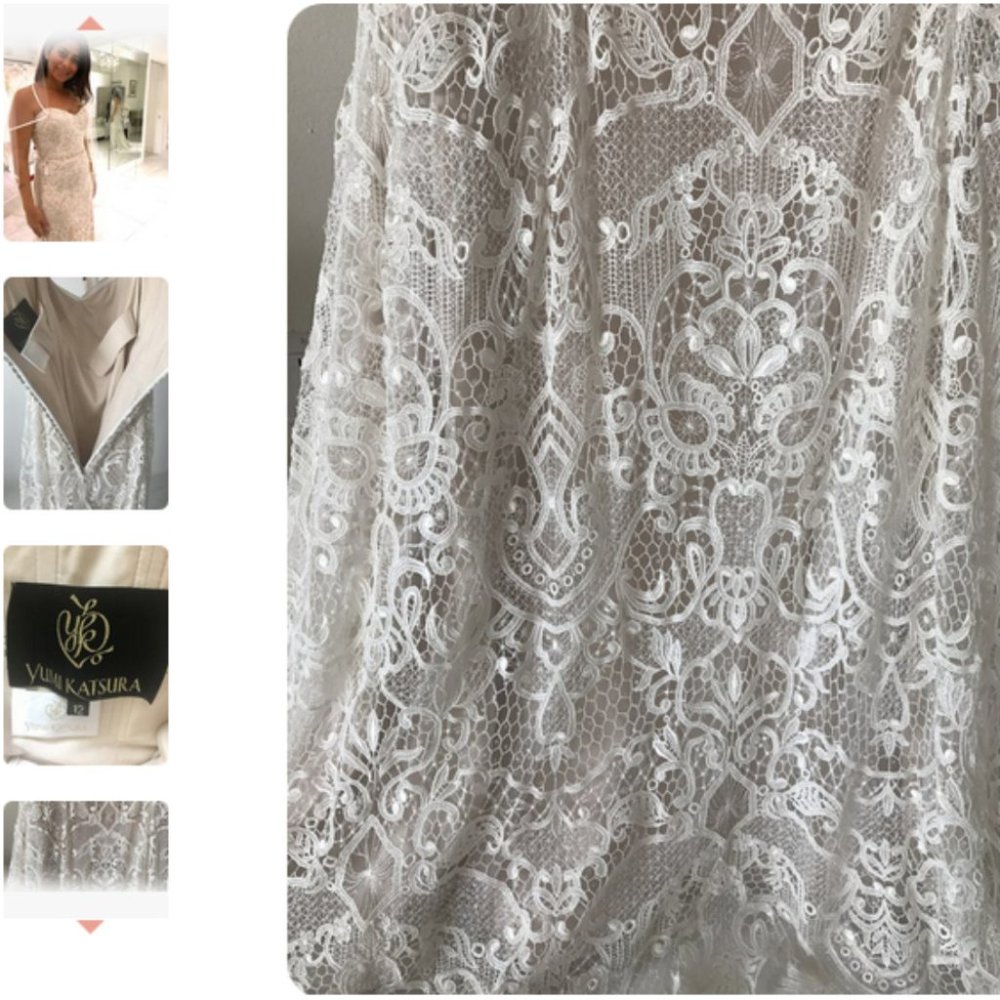 Yumi Katsura 'Camille Wedding Dress NWOT! S - Picture 5 of 6